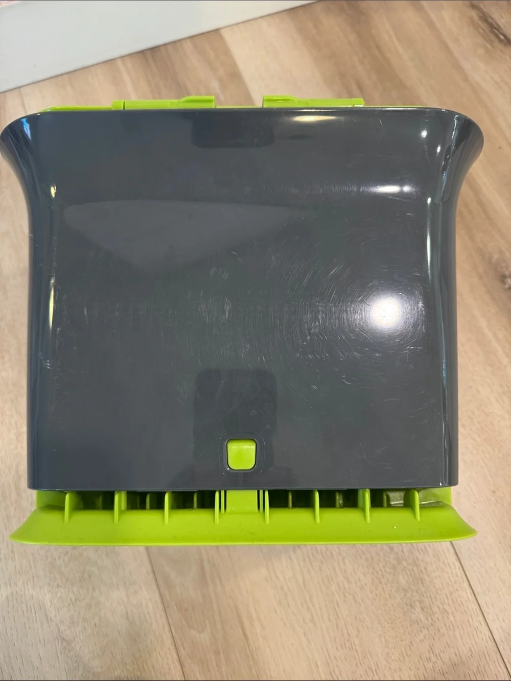 Full Circle - Fresh Air - Gray and Green Kitchen Compost Bin